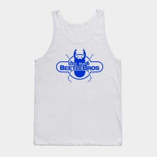 Beetle Bros Logo Blue Tank Top